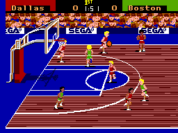 Pat Riley Basketball (USA) (Proto) In game screenshot